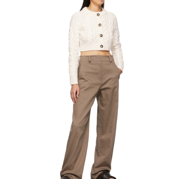 Loulou studio cropped cardigan - Picture 6 of 13